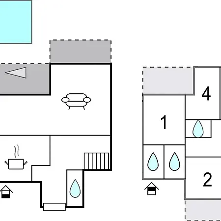 4 Bedroom Awesome In Barbat Holiday home Barbat na Rabu